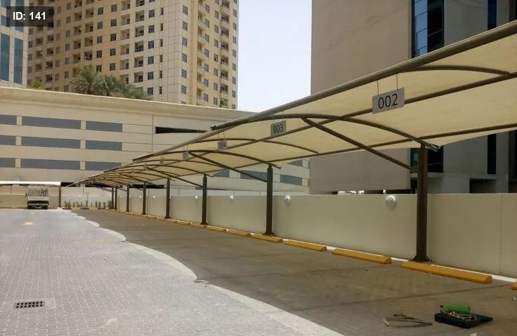 تركيب مظلات مشاريع مواقف سيارات في حي المحاميد 