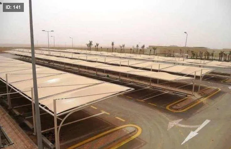 تركيب مظلات مشاريع مواقف سيارات في حي المحاميد 