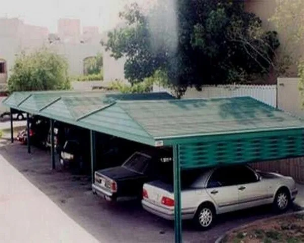 تركيب مظلات مشاريع مواقف سيارات في حي المحاميد 