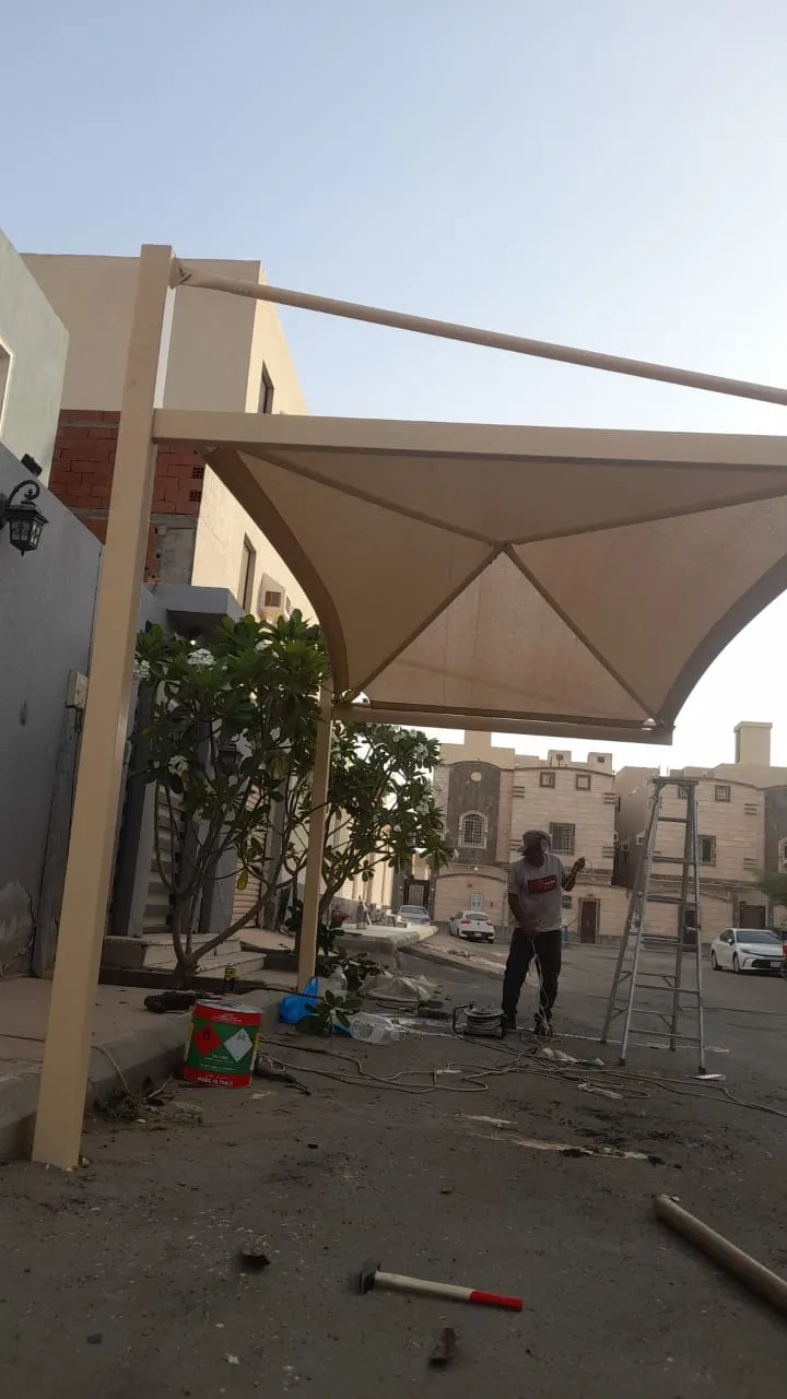 تركيب مظلات سيارات حي المحمدية 