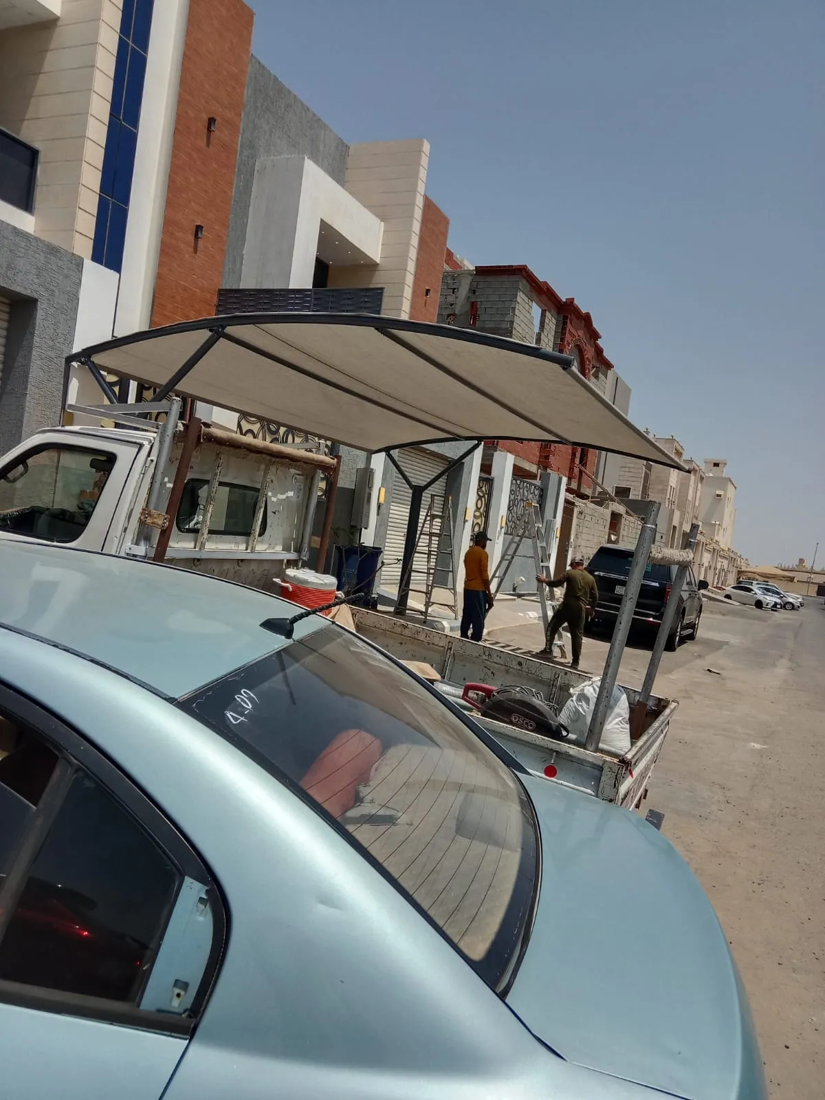 تركيب مظلات منازل حي الصفا 