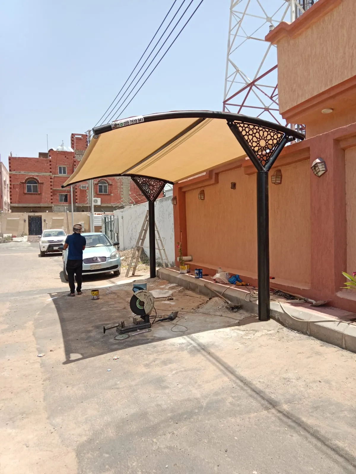 تركيب مظلات منازل حي الصفا 
