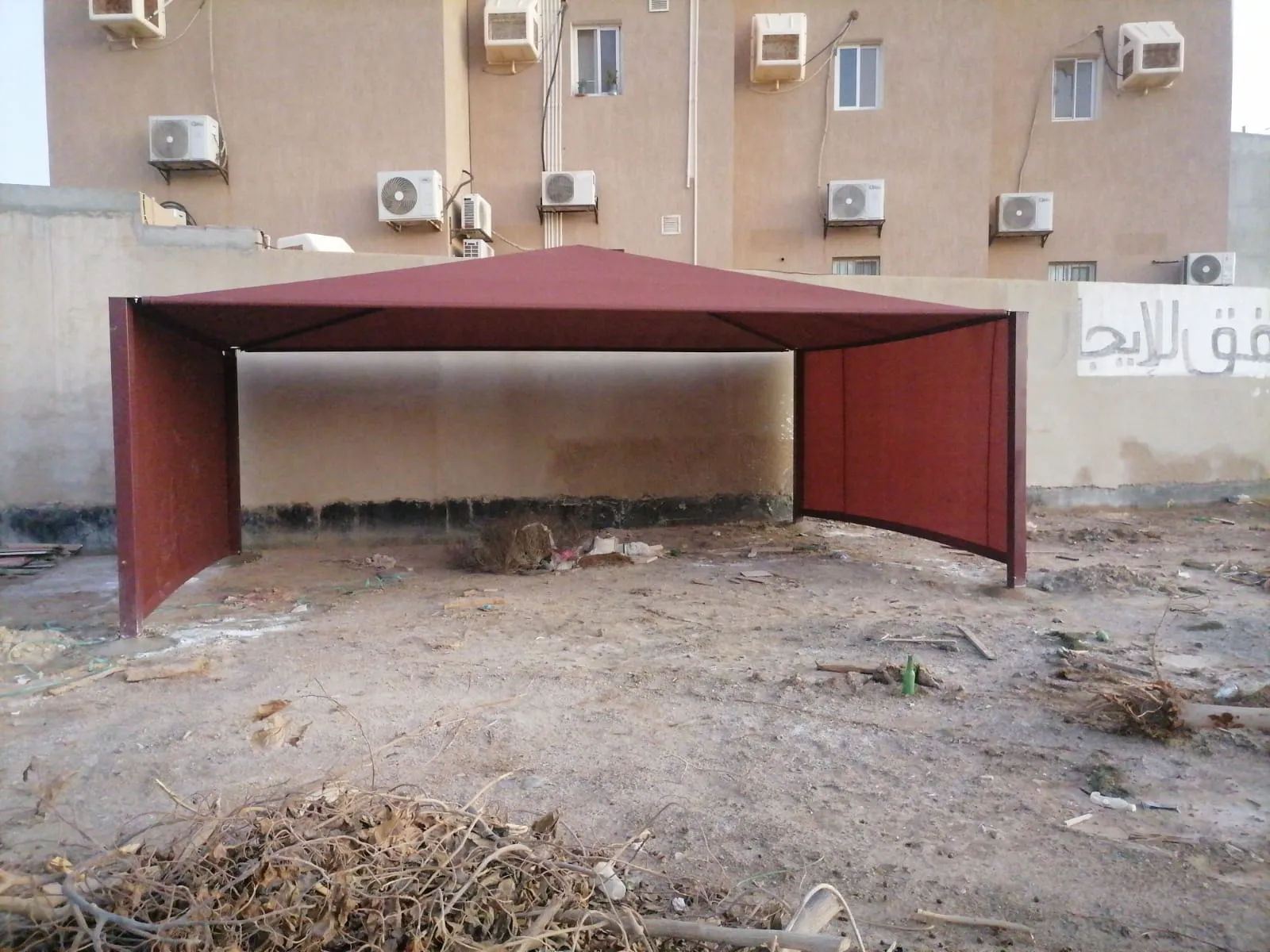 تركيب مظلات قماشية حي البساتين بجدة 