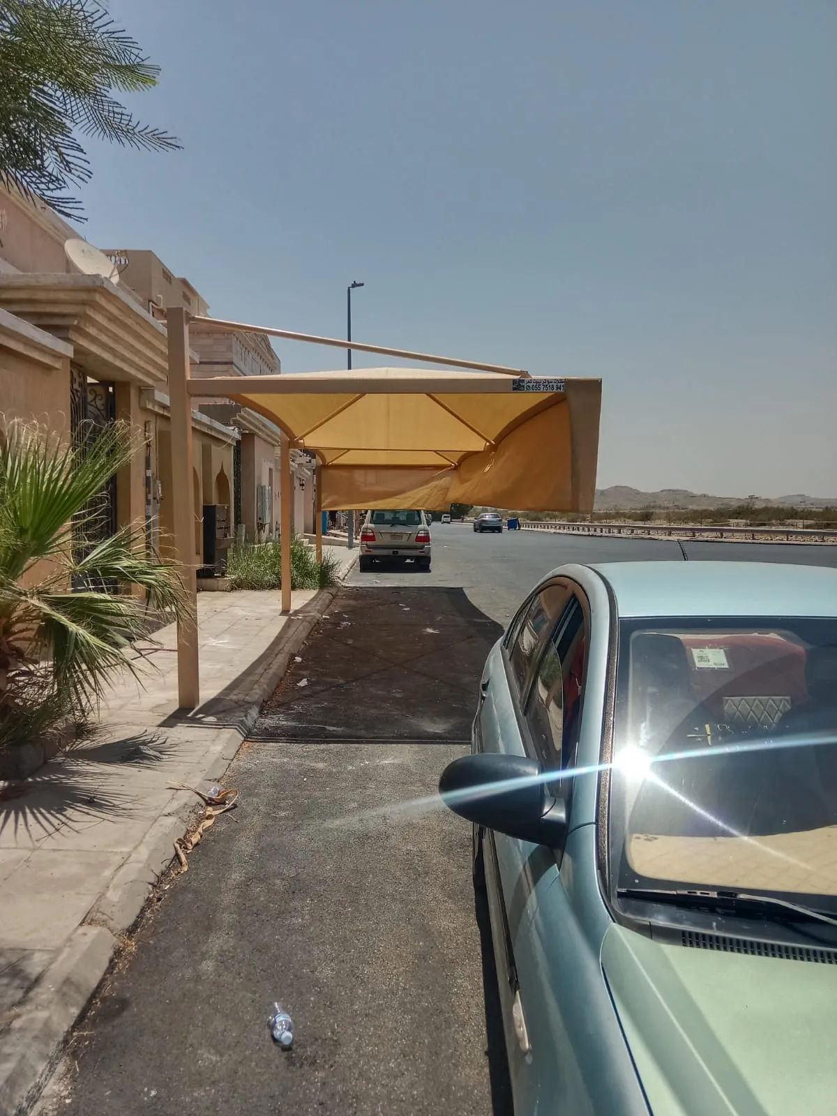 تركيب مظلات قماشية حي البساتين بجدة 