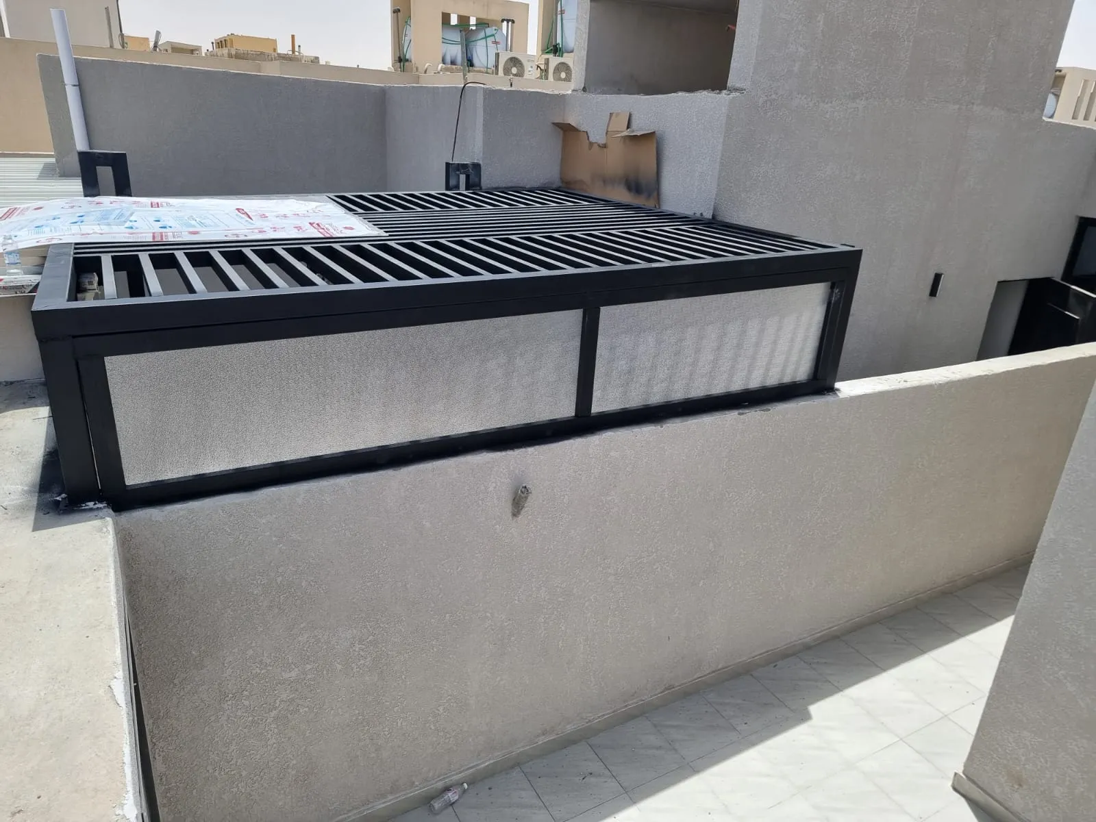 تركيب مظلات أسطح المنازل حي المحاميد