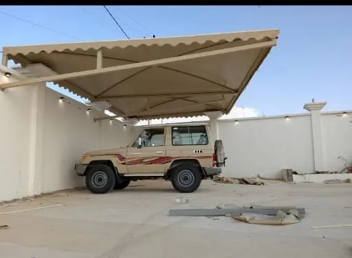 مظلات أحواش حديثة لمنازل حي الحمراء بجدة