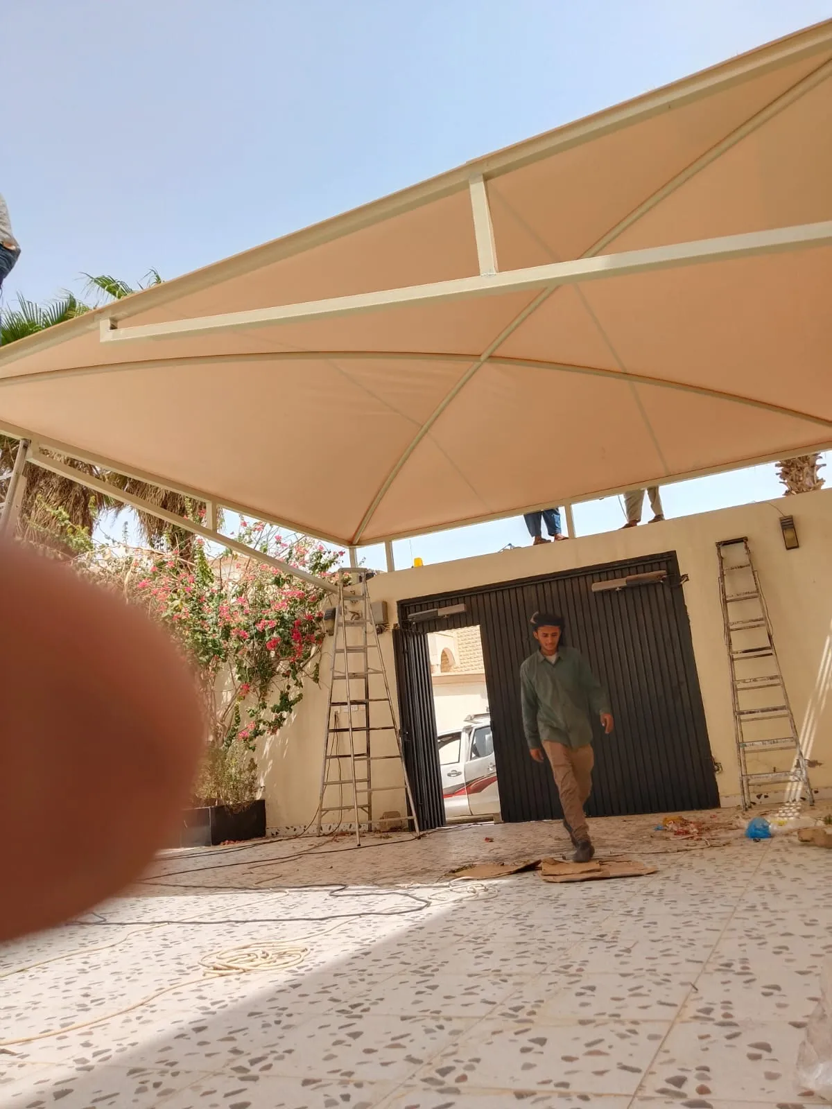 تركيب مظلات حي بن مالك بجدة