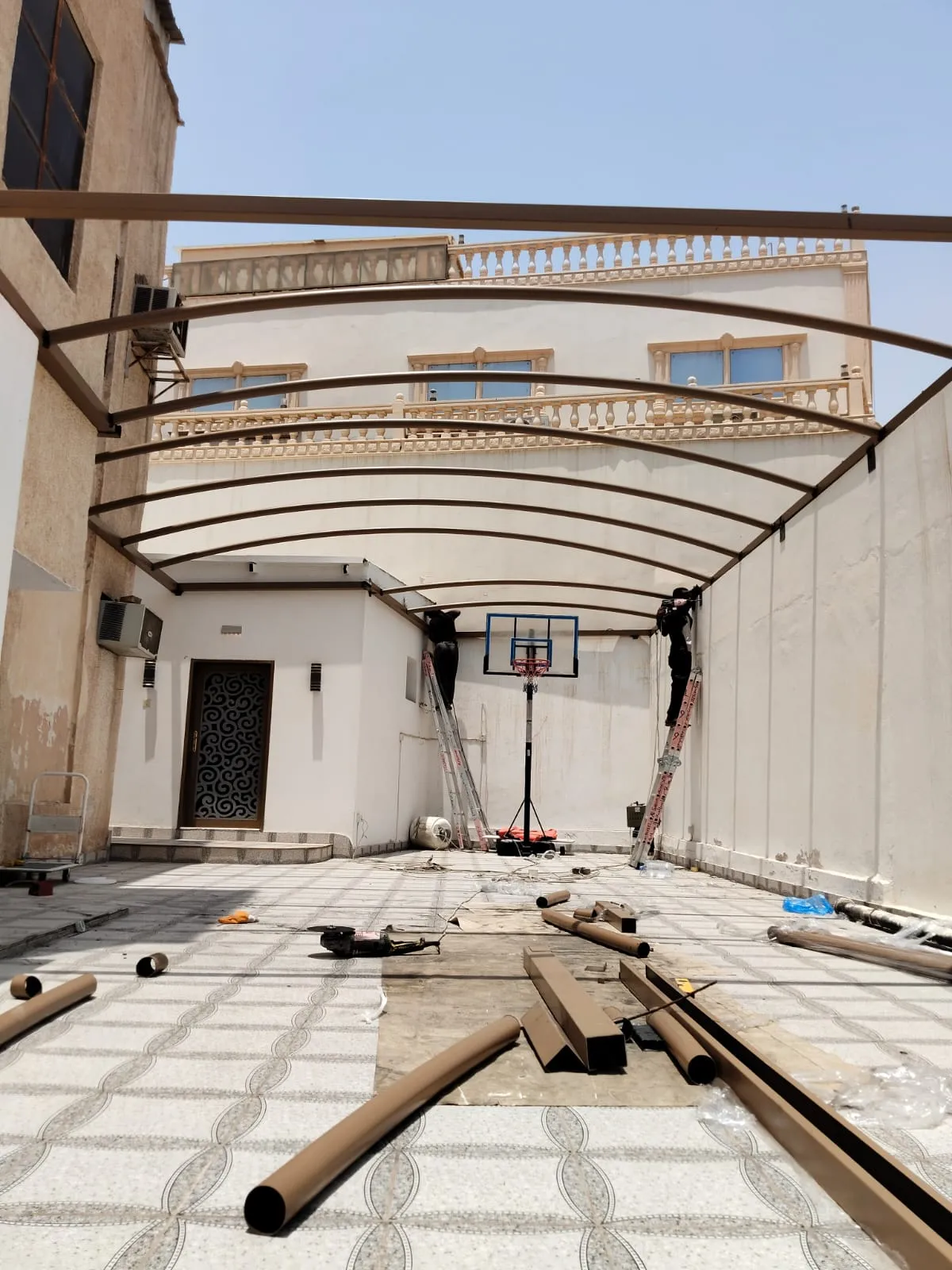 تركيب مظلات حي بن مالك بجدة