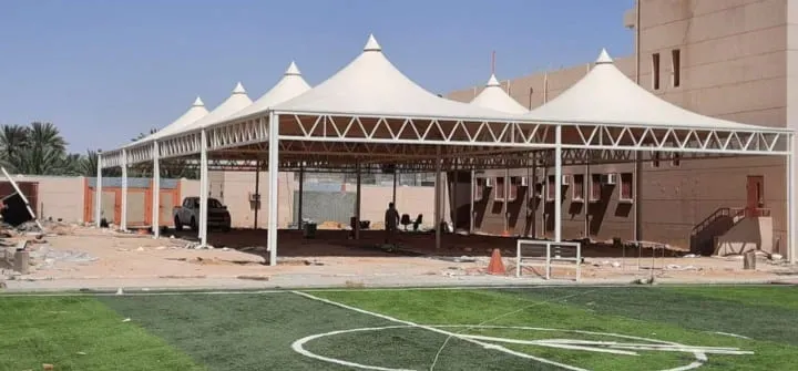 مظلات مدارس حي المرجان بجدة