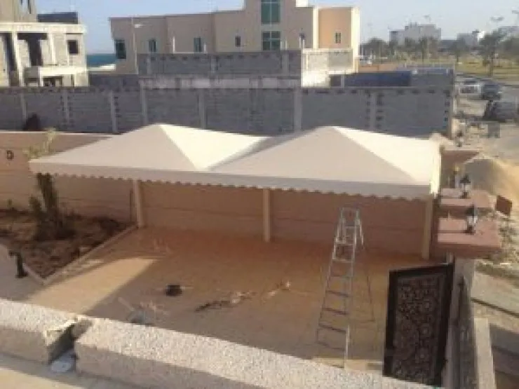 مظلات هرمية جدة 