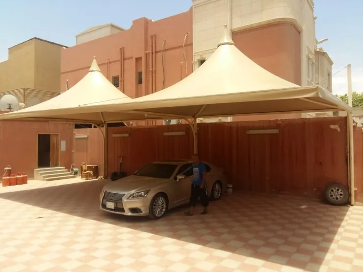 مظلات هرمية جدة 