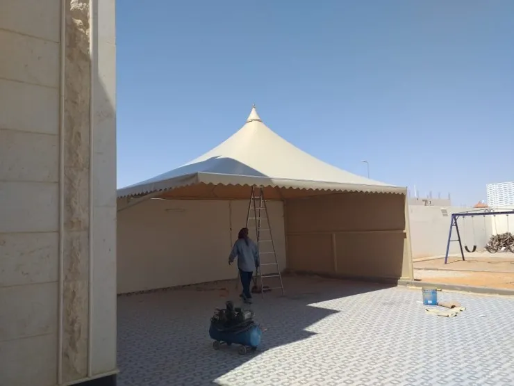 مظلات هرمية جدة 