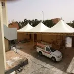 مظلات هرمية جدة 