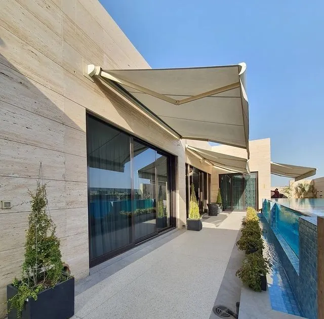 تركيب مظلات متحركة ولكسان في جدة 