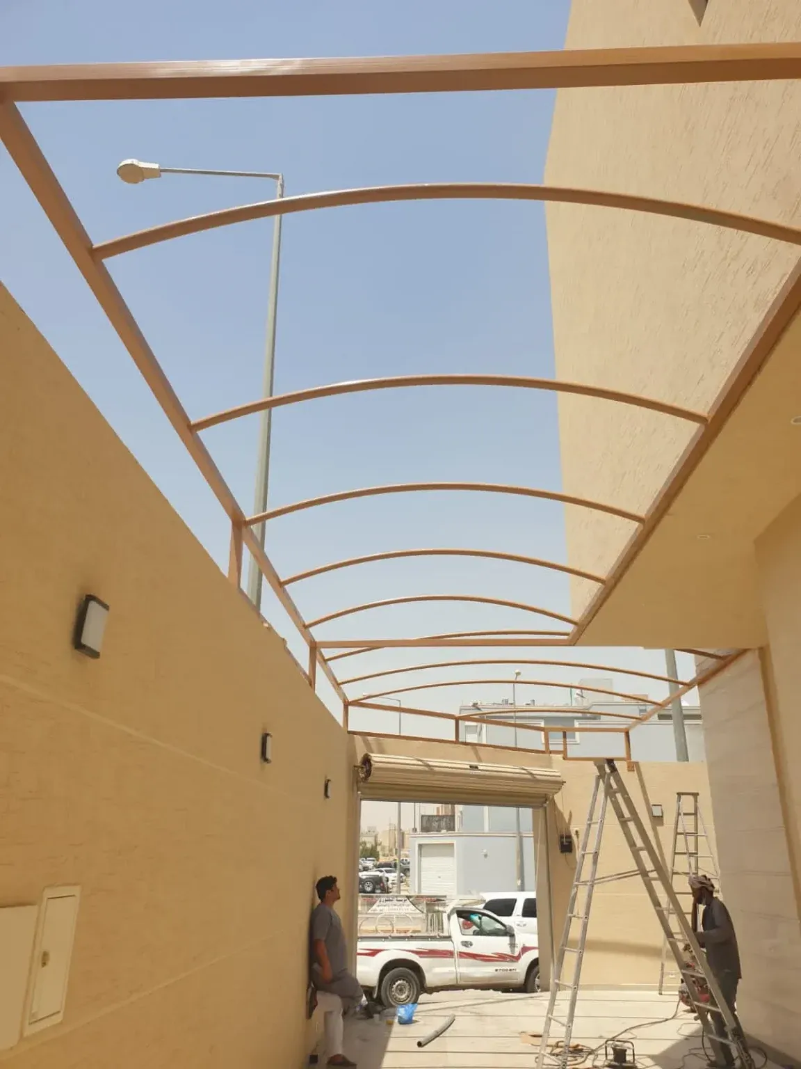 تركيب مظلات متحركة ولكسان في جدة 