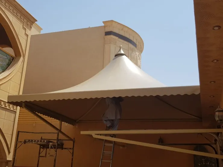 افضل تركيب مظلات هرمية حديثة لعام 2026في جدة