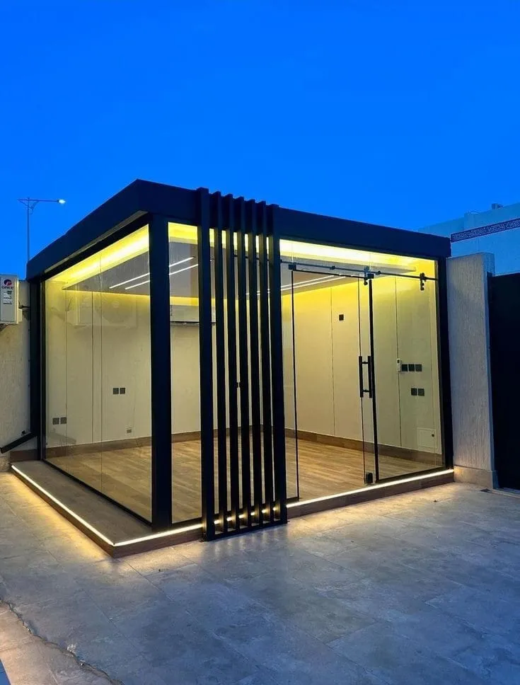 افضل تركيب مجالس زجاجية جاهزة ومظلات سيارات بجدة