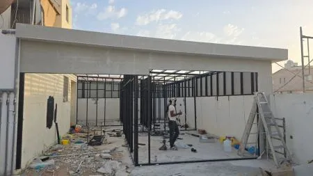 تصميم ملحق خارجي صغير بشمال جدة