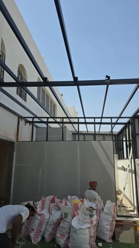 تصميم ملحق خارجي صغير بشمال جدة