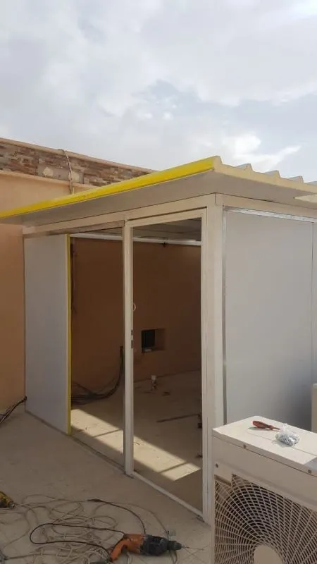 تصميم ملحق خارجي صغير بشمال جدة