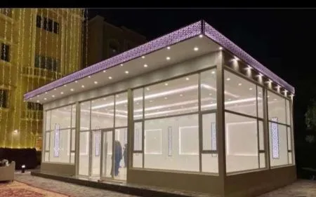 تصميم ملحق خارجي صغير بشمال جدة