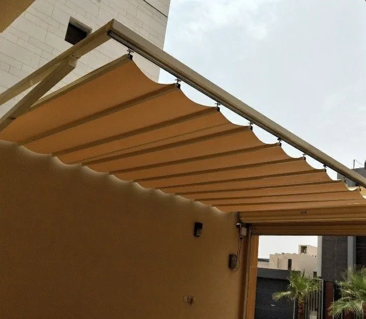 مظلات سحب يدوي ومظلات خزانات بالرياض :حلول تظليل عملية بجدة