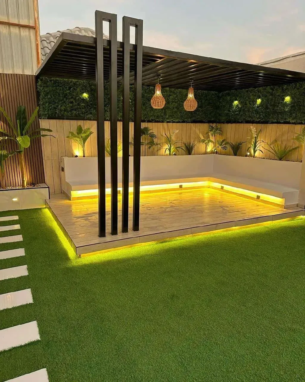 تكلفة تركيب برجولة أحواش بمساحة 20متر تقريبا بجدة 