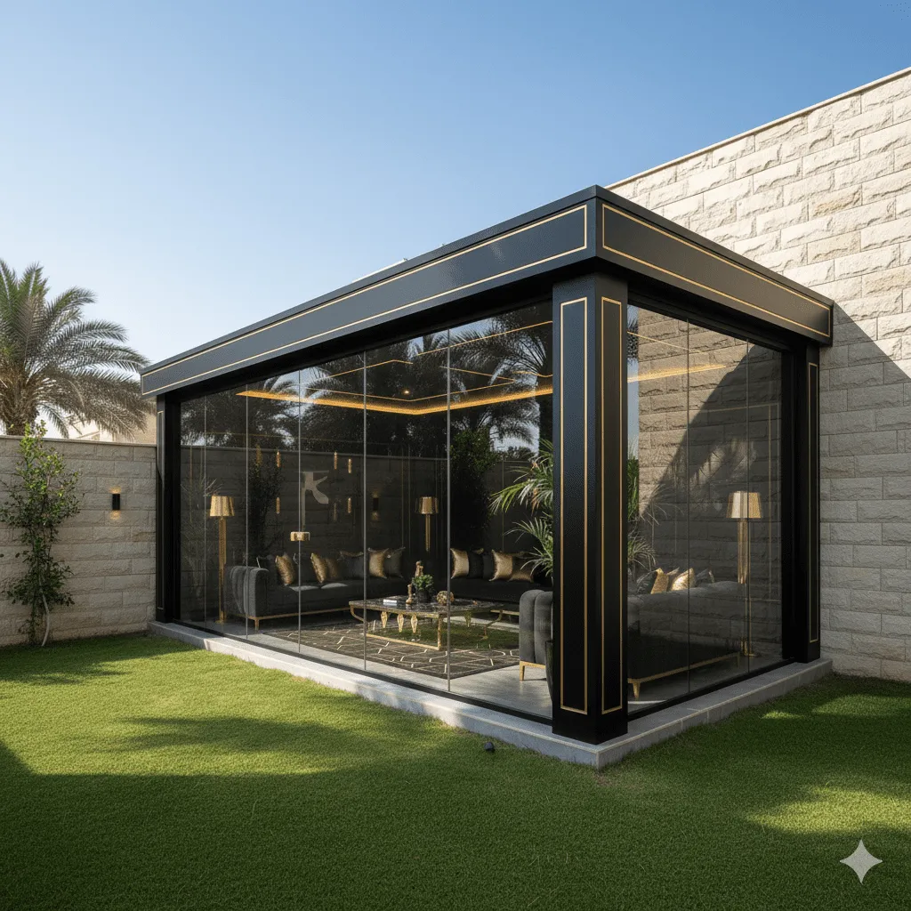 تركيب غرف ساندوتش بانل زجاجيةجاهزة في جدة للمخازن والمنازل