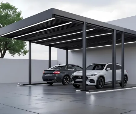 تركيب مظلات حي الحمراء: الحل الأمثل لحماية المساحات المفتوحة