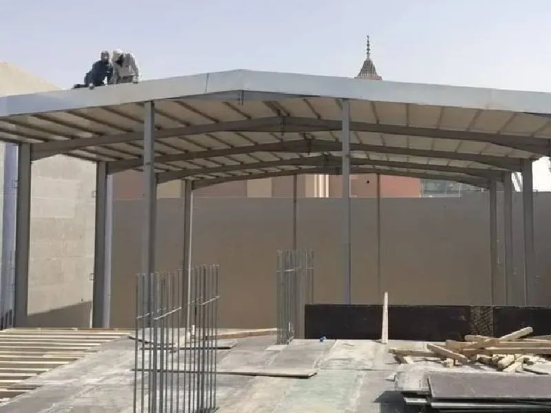 أسعار الهناجر والمستودعات الحديدية وسندوتش بانل حي المرجان