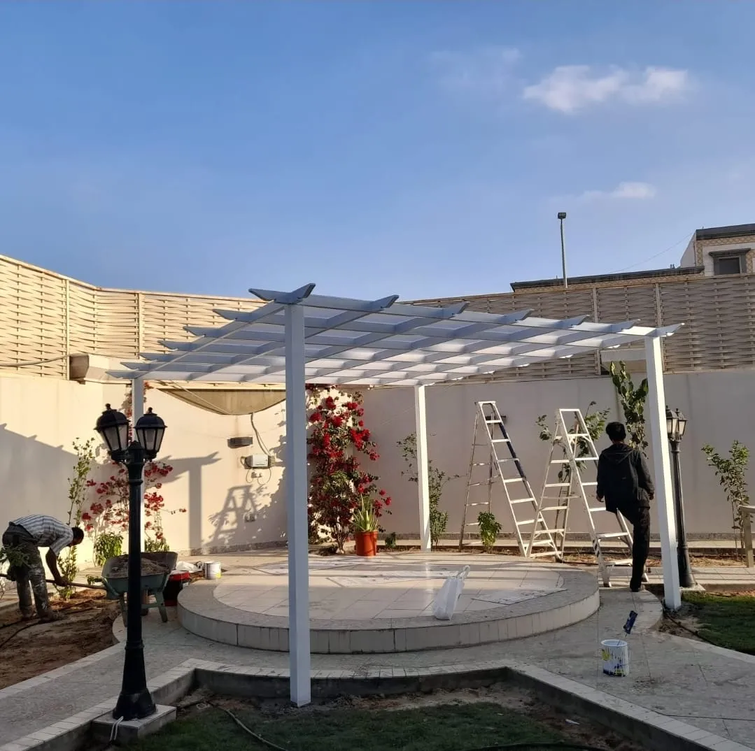 جلسات شتويه وبرجولات واحواض كلاسيكيه في جدة 