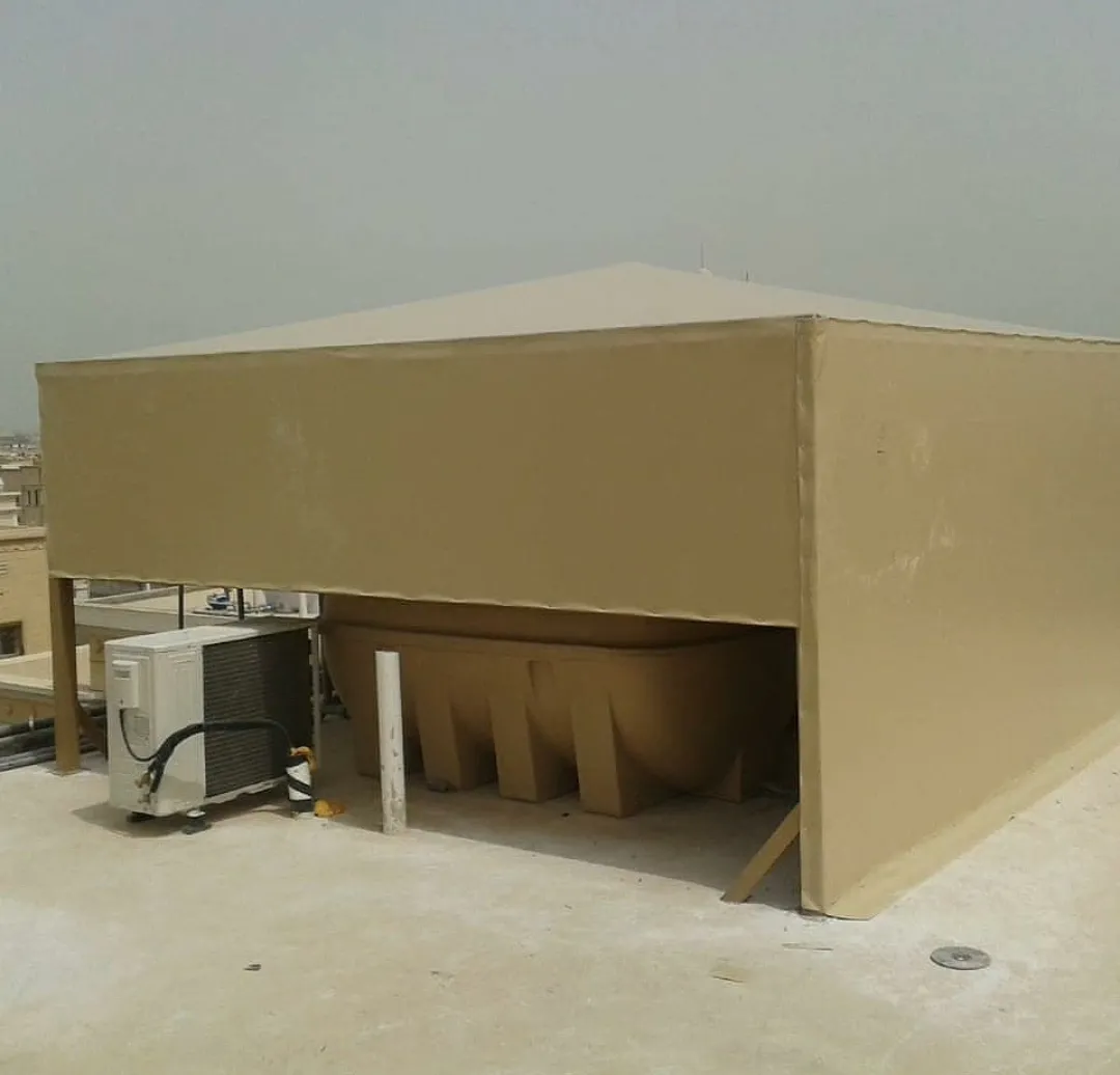 مظلات خزانات مظلات سخانات مظلات مكيفات مظلات السطح حي الشاطي