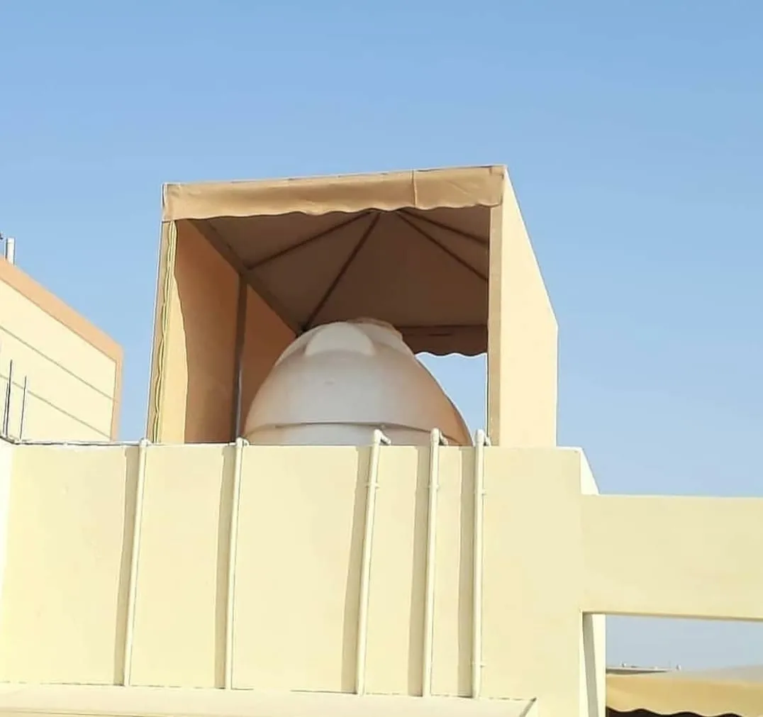 مظلات خزانات مظلات سخانات مظلات مكيفات مظلات السطح حي الشاطي
