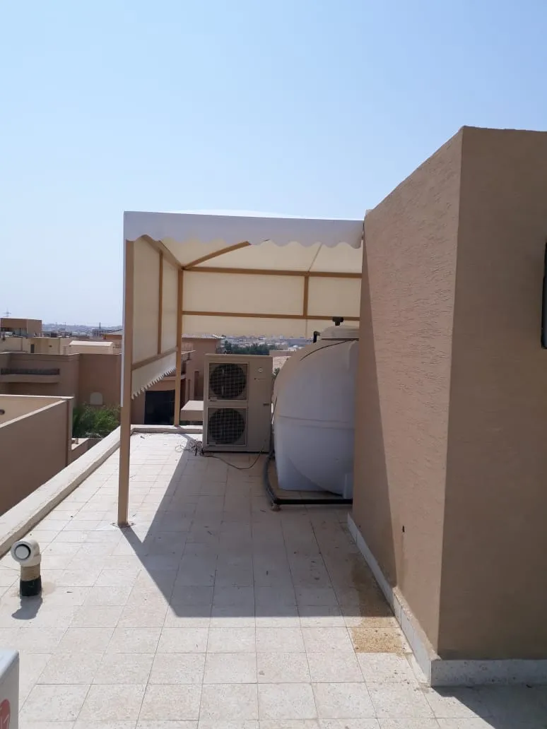 مظلات خزانات مظلات سخانات مظلات مكيفات مظلات السطح حي الشاطي