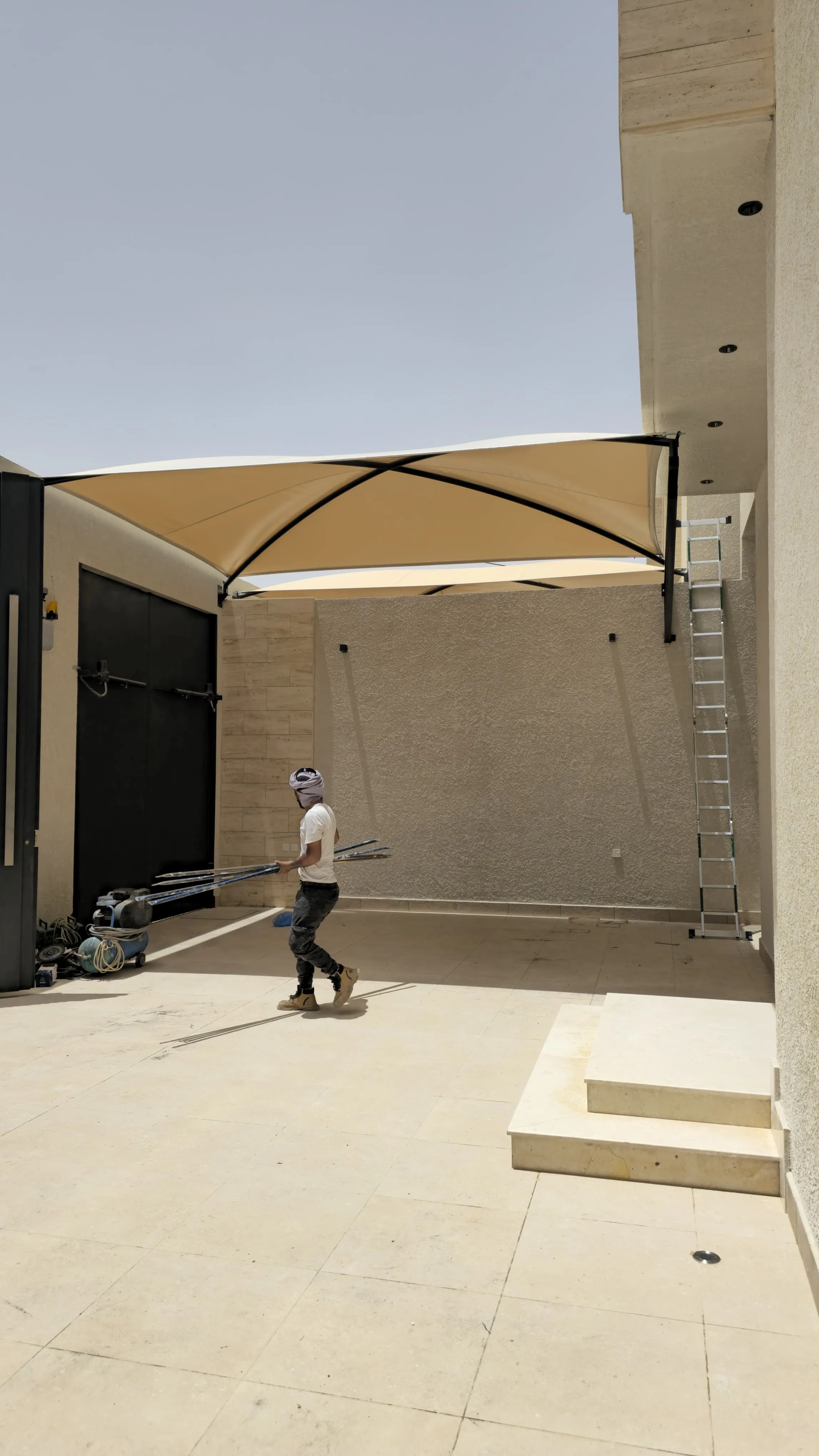 مظلات وسواتر حي الزهراء لأحواش الفلل دليل الفخامة والحماية 