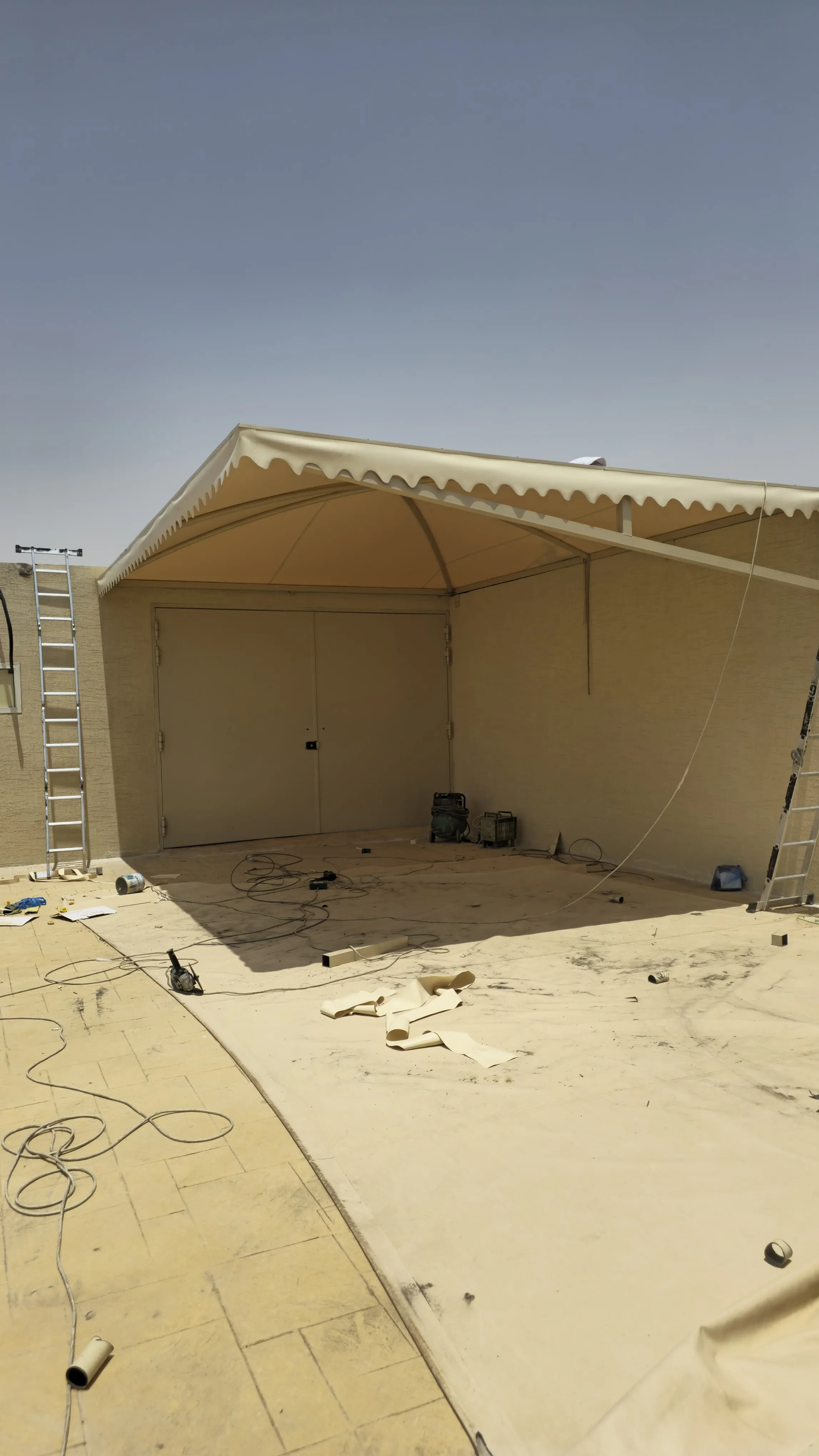 مظلات وسواتر حي الزهراء لأحواش الفلل دليل الفخامة والحماية 