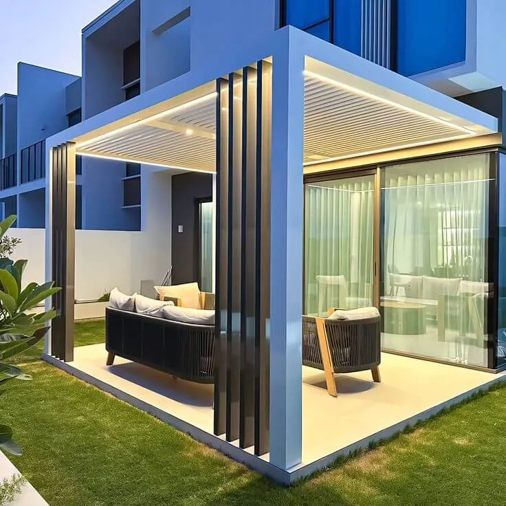 ملاحق خارجية|تركيب ملاحق ساندوتش بانل | ملاحق زجاجية فخمة