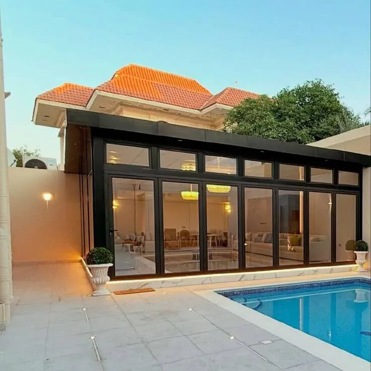 ملاحق خارجية|تركيب ملاحق ساندوتش بانل | ملاحق زجاجية فخمة