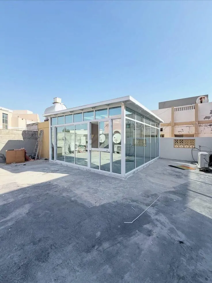 ملاحق خارجية|تركيب ملاحق ساندوتش بانل | ملاحق زجاجية فخمة