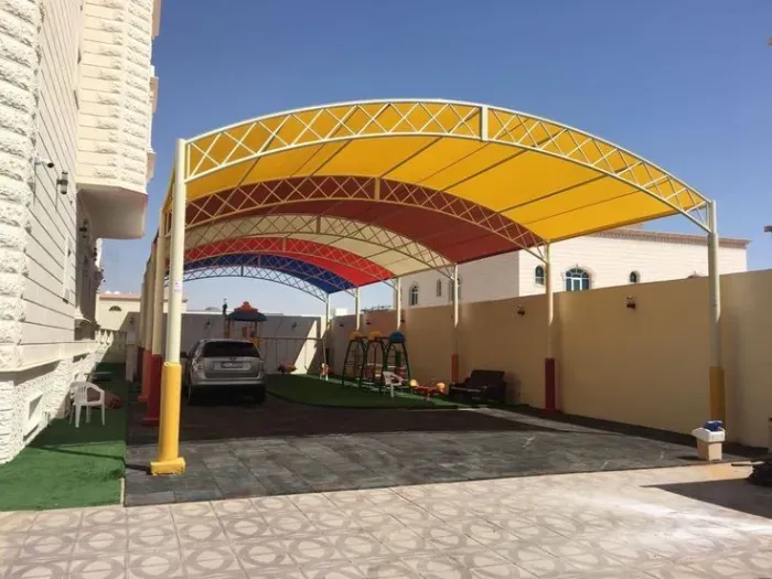 تركيب مظلات مداخل للمدارس والمنازل في جدة: حماية، فخامة