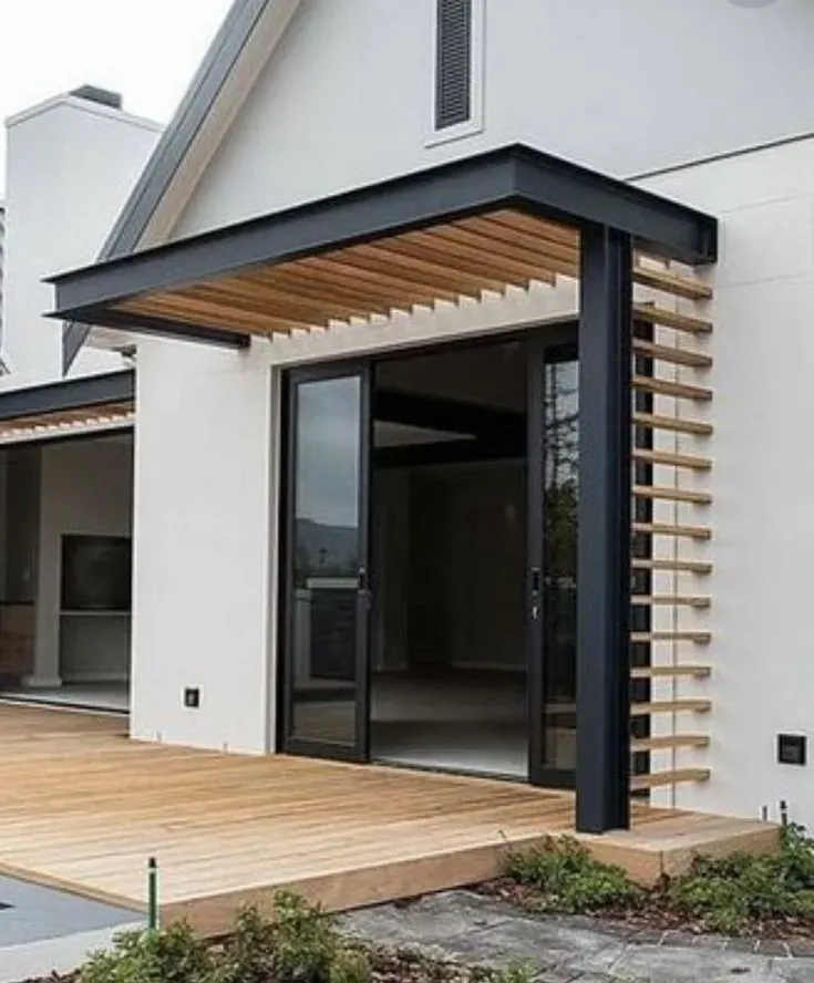 حداد مظلات مداخل فلل في حي ابحرالشمالية: تصاميم مودرن