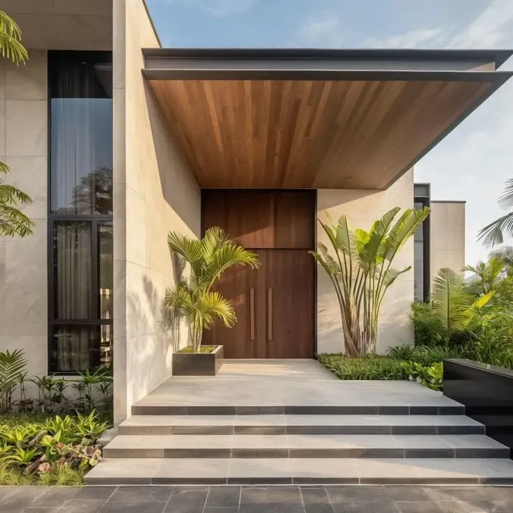 حداد مظلات مداخل فلل في حي ابحرالشمالية: تصاميم مودرن