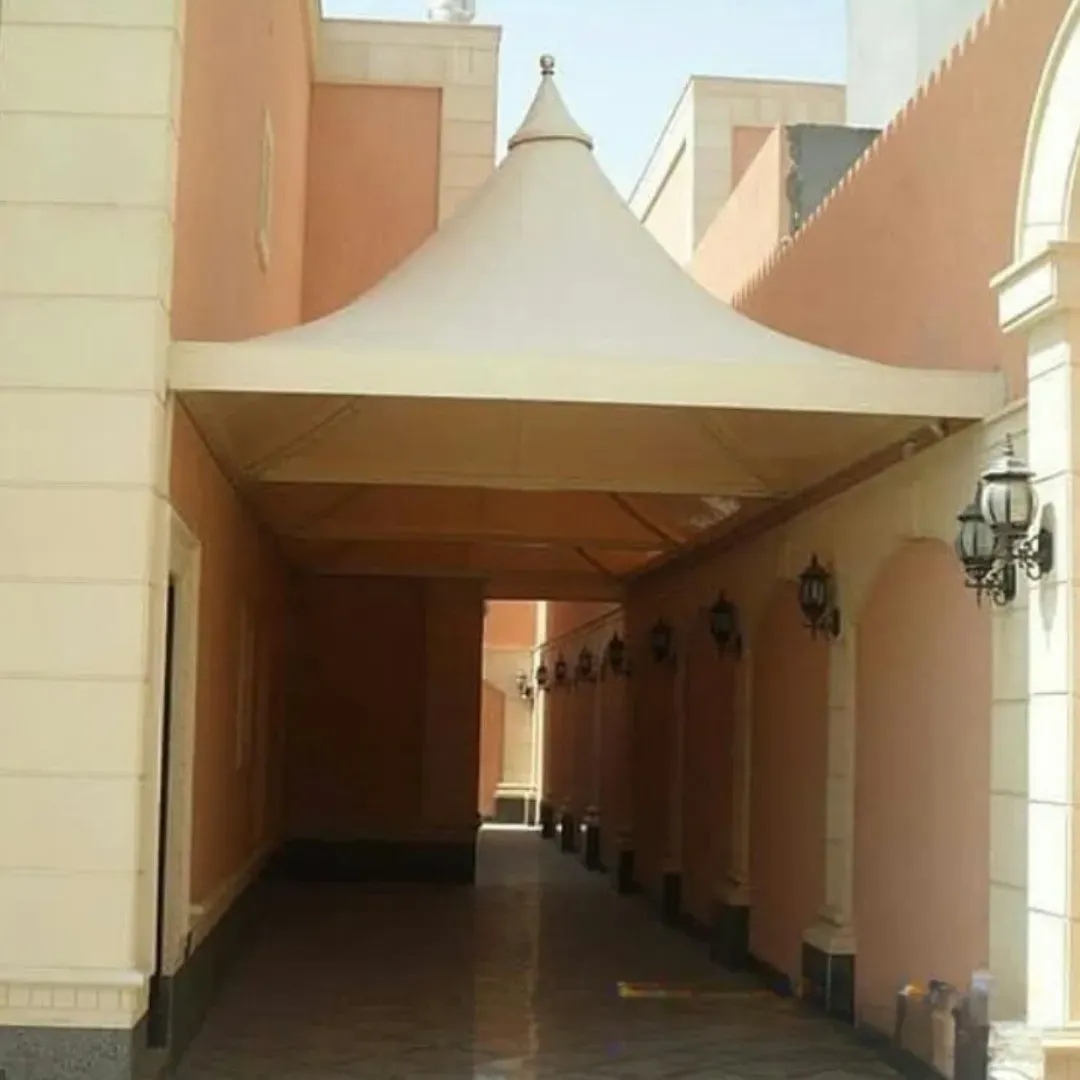 مظلات جلد PVC في جدة للحدائق: الجودة والمتانة بأسلوب عصري