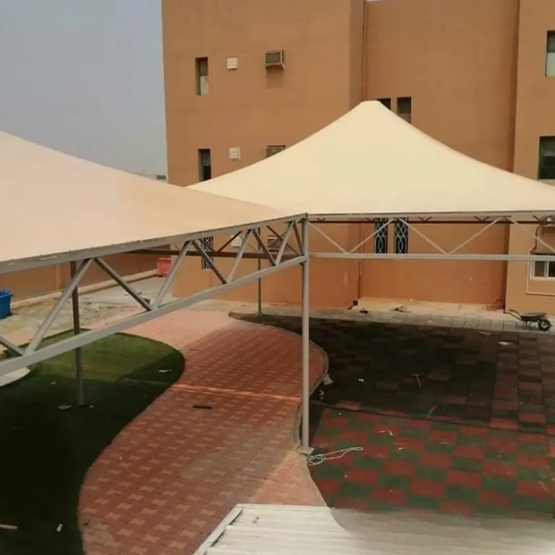 مظلات جلد PVC في جدة للحدائق: الجودة والمتانة بأسلوب عصري