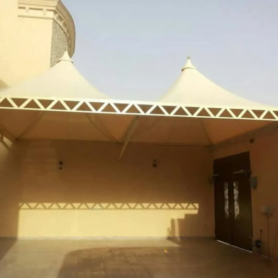 مظلات جلد PVC في جدة للحدائق: الجودة والمتانة بأسلوب عصري