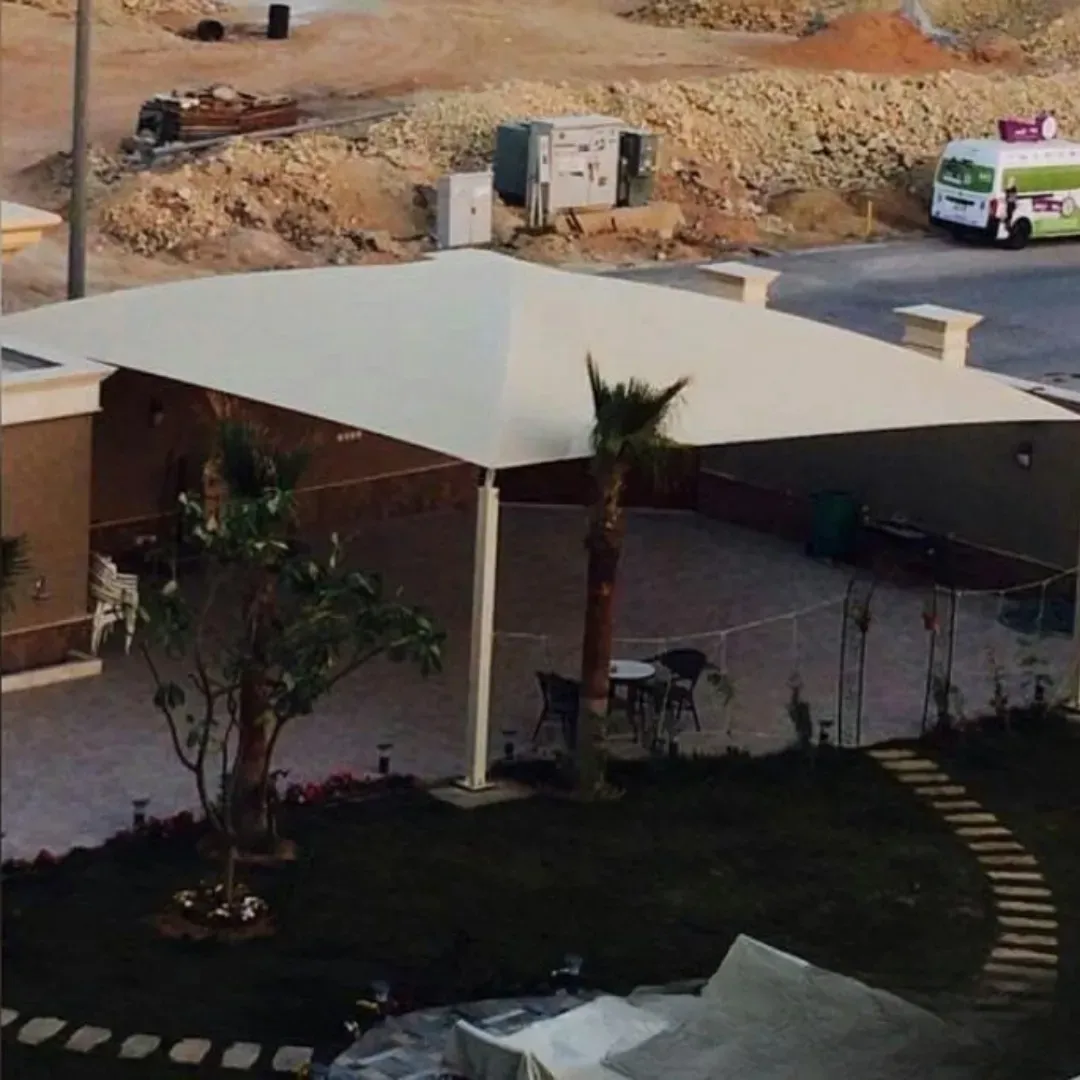 مظلات جلد PVC في جدة للحدائق: الجودة والمتانة بأسلوب عصري