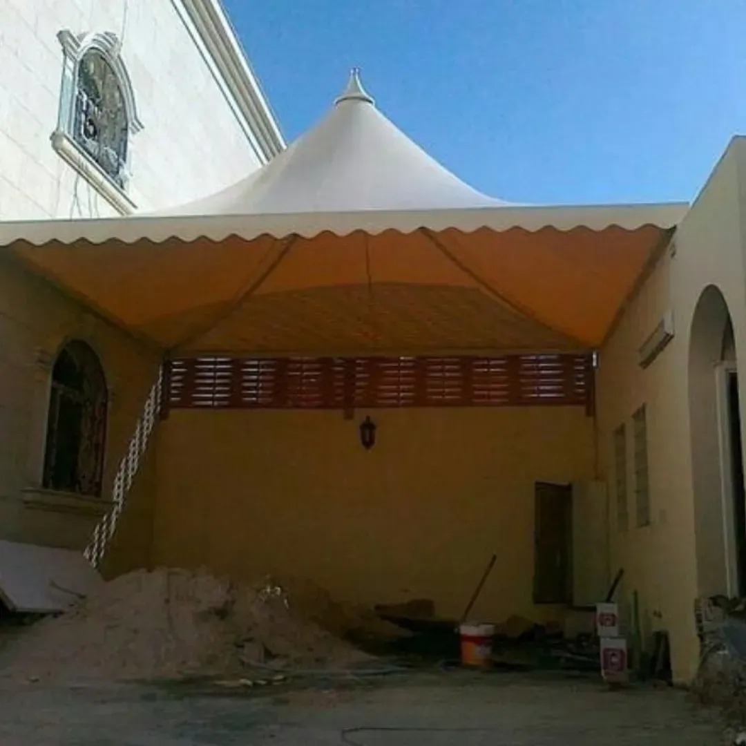 مظلات جلد PVC في جدة للحدائق: الجودة والمتانة بأسلوب عصري