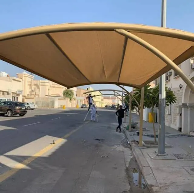 تركيب مظلات حي مرجان والمحمديه | تصاميم حديثة بضمان 15 سنه 