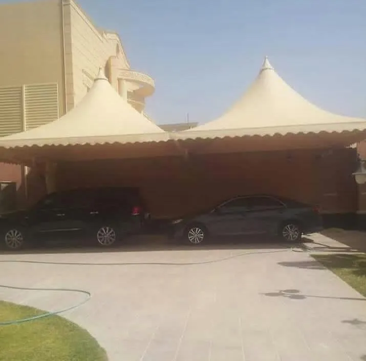 اصلاح مظلات كراج مقوسة بتثبيت آمن بحي الفلاح بجدة 