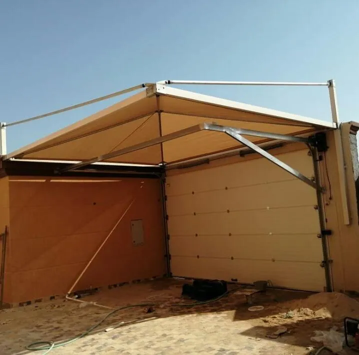 اصلاح مظلات كراج مقوسة بتثبيت آمن بحي الفلاح بجدة 